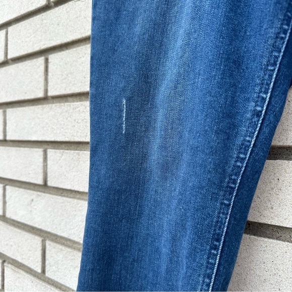 J Jill Kick Flare Ankle Jeans Raw Fray Hem Waverly Wash Stretch Denim 8 Classic - Picture 6 of 16